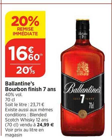 ballantine's bourdon finish 7 ans