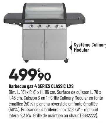 barbecue gaz 4 series classic lxs