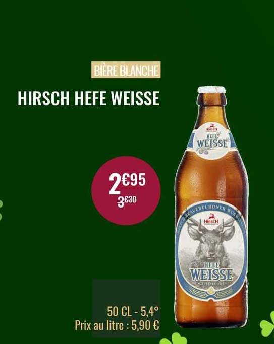 bière blanche hirsch hefe weisse