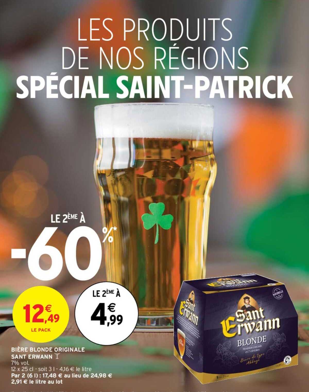 bière blonde originale sant erwann