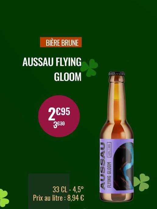 bière brune aussau flying gloom
