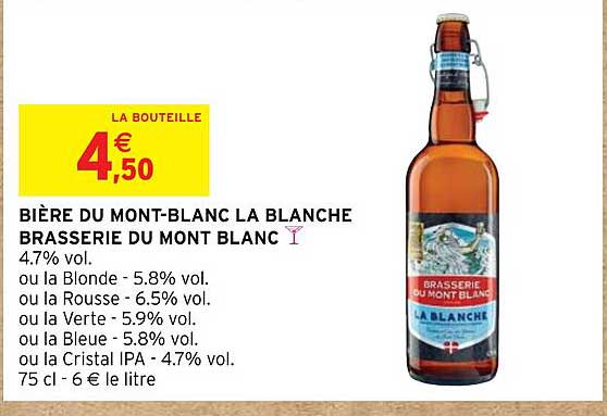 bière du mont-blanc la blanche brasserie du mont blanc