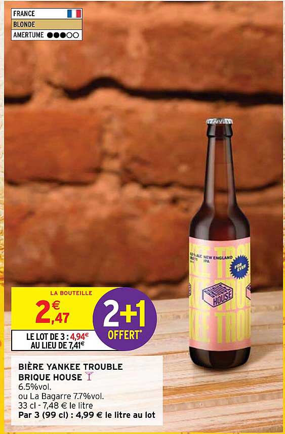 bière yankee trouble brique house