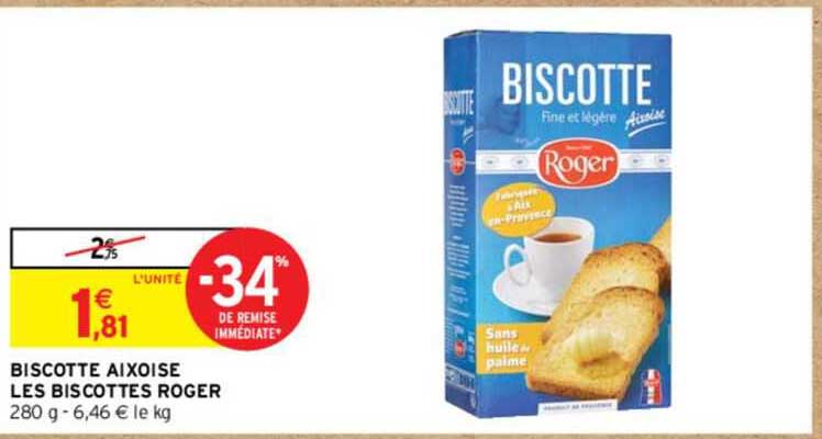 Biscotte Aixoise Les Biscottes Roger