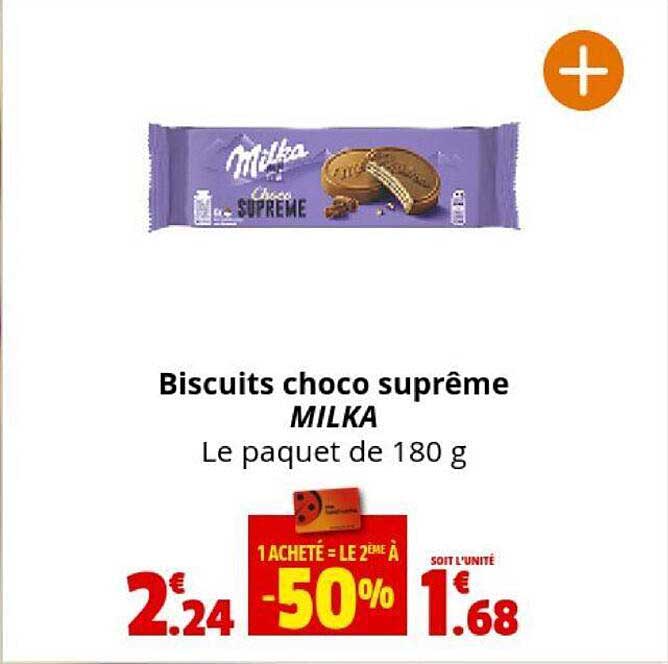 Biscuits Choco Suprême Milka