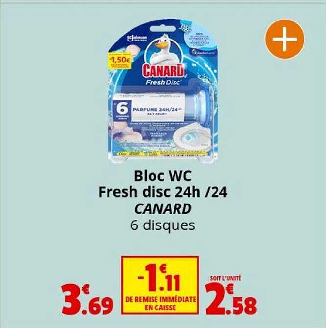 bloc wc fresh disc 24h / 24 canard