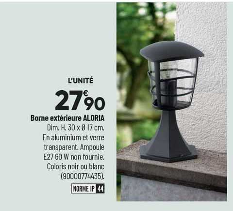 borne extérieure aloria