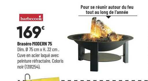 braséro modern 75 barbecook