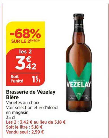 Brasserie De Vézelay Bière