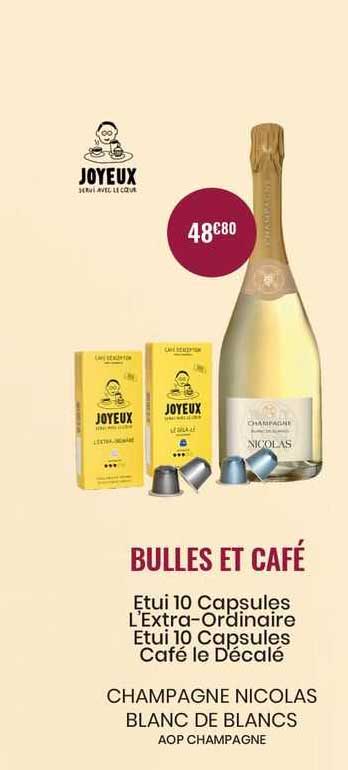 bulles et café joyeux