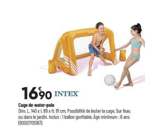 cage de water-polo intex