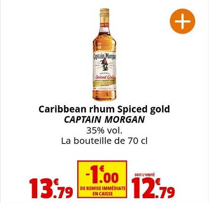 caribbean rhum spiced gold captain morgan