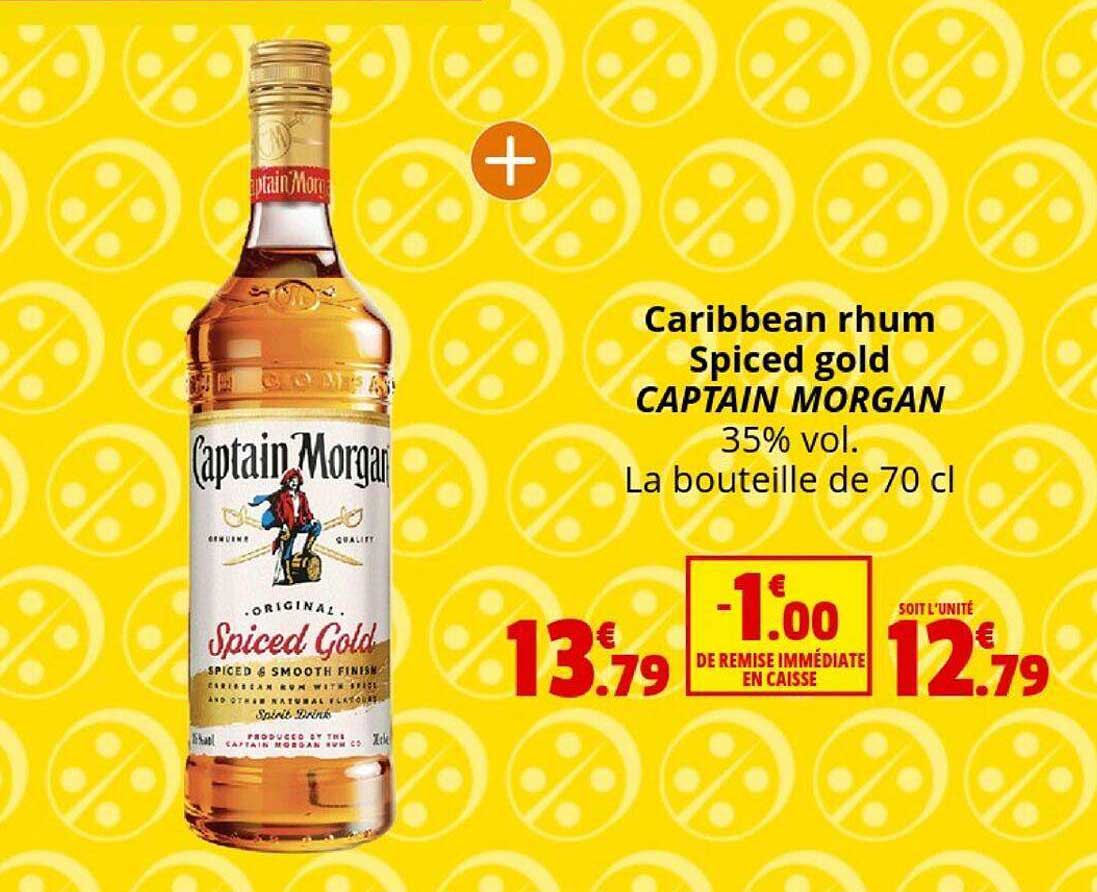 caribbean rhum spiced gold captain morgan