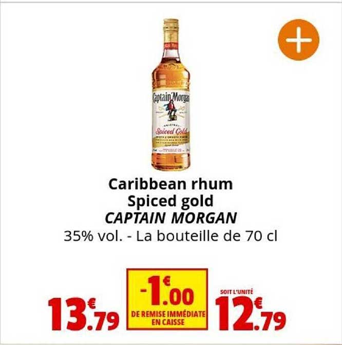 caribbean rhum spiced gold captain morgan
