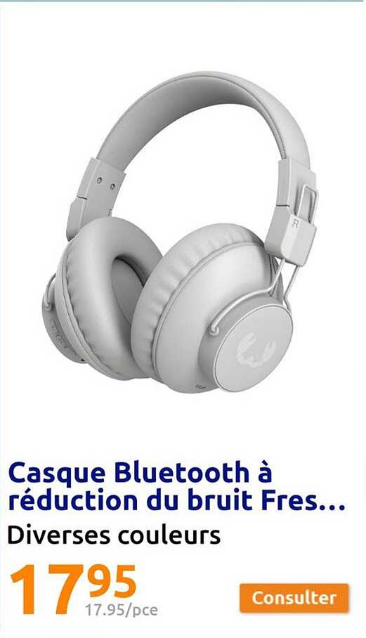 casque bleutooth à réduction de bruit fres...