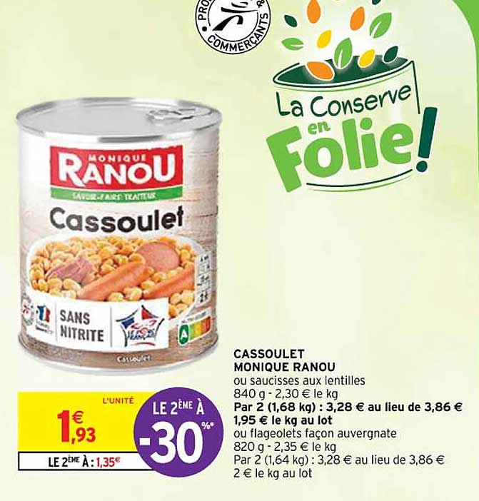 cassoulet monique ranou