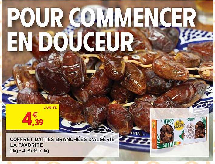 coffret dattes branchées d'algérie la favorite
