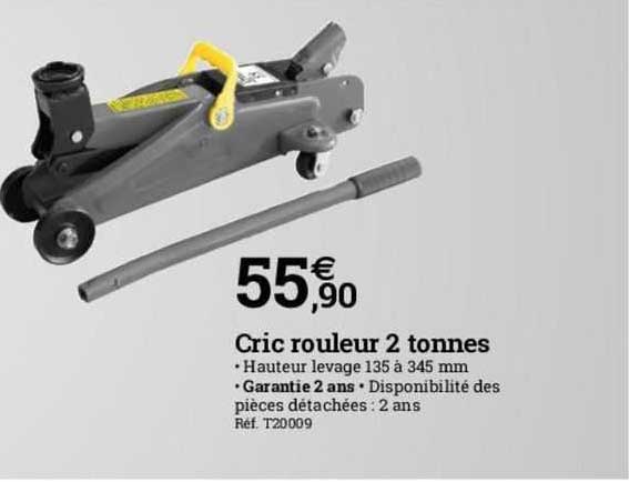cric rouleur 2 tonnes
