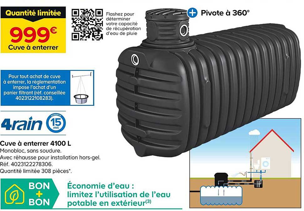 cuve à enterrer 4100l arain