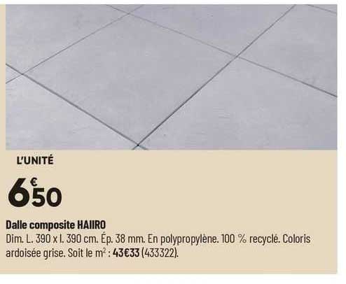 Dalle Composite Haiiro