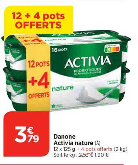 Danone Activia Nature