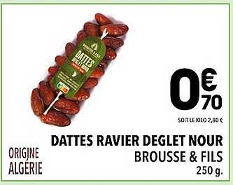 dattes ravier deglet nour brousse & fils