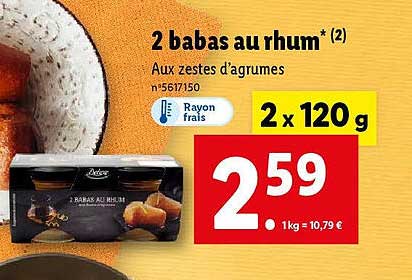 deluxe 2 babas au rhum