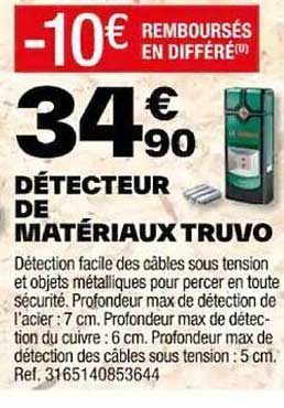 détecteur de matériaux truvo