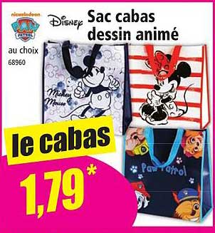 Disney Sac Cabas Dessin Animé