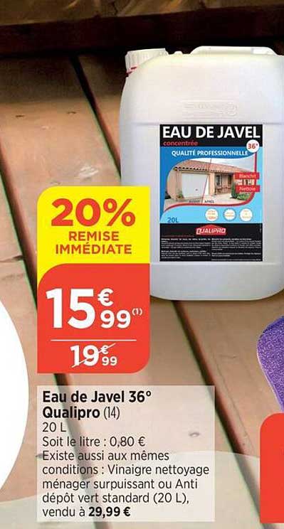 eau de javel 36° qualipro