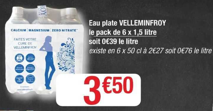 eau plate velleminfroy