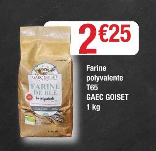 farine polyvalente t65 gaec goiset