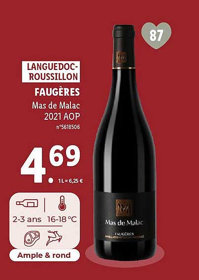 faugères mas de malac 2021 aop