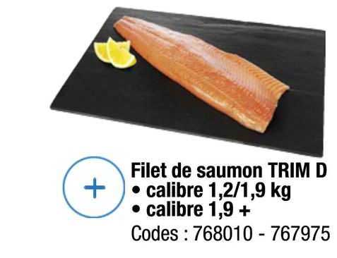 filet de saumon trim d