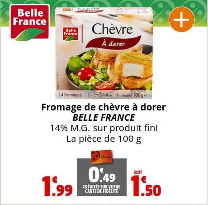 fromage de chèvre à dorer belle france