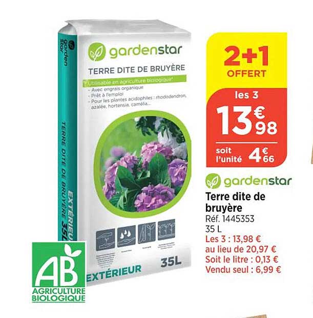 gardenstar terre dite de bruyère