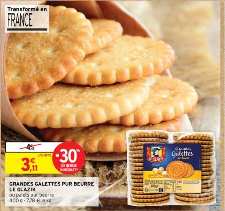 grandes galettes pur beurre le glazik