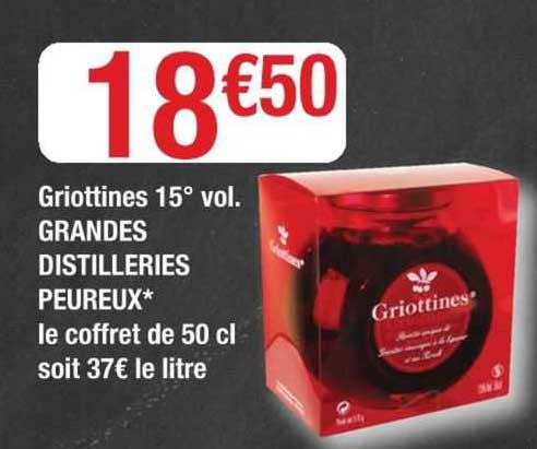 griottines 15° vol. grandes distilleries peureux