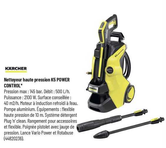 kärcher nettoyeur haute pression k5 power control