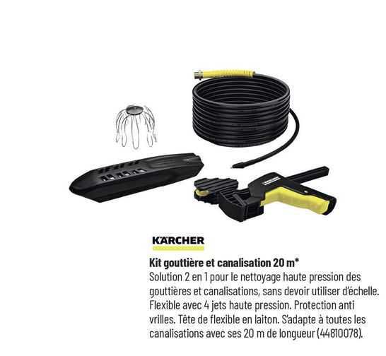 kärcherr kit gouttière et canalisation 20 m