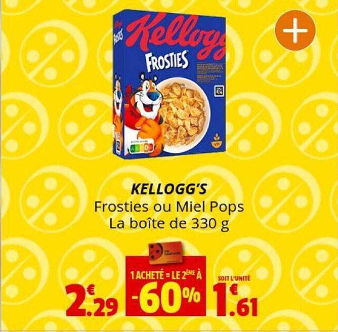kellogg's frosties ou miel pops