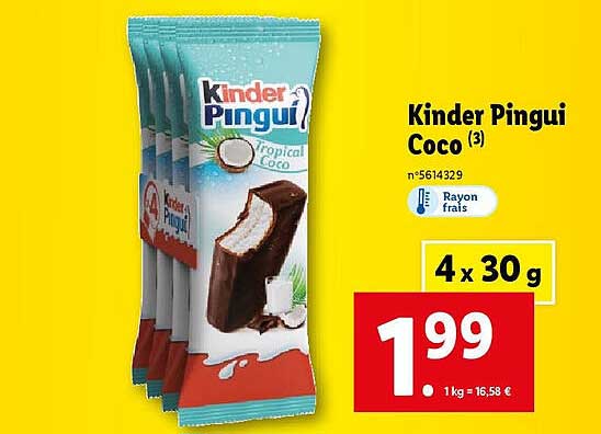 Kinder Pingui Coco