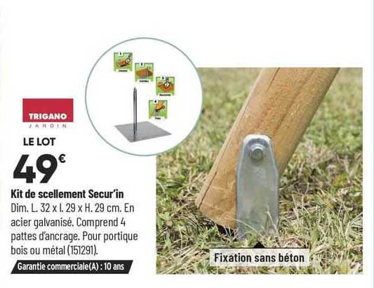 kit de scellement secur'in trigano
