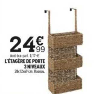 l'étagère de porte 3 niveaux