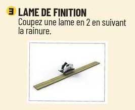 lame de finition