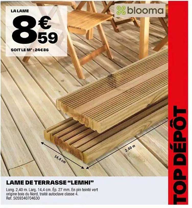 lame de terrasse "lemhi"