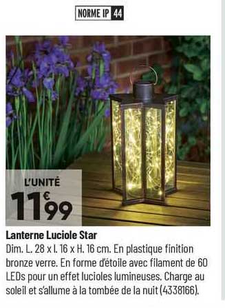 lanterne luciole star
