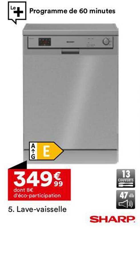 lave-vaisselle sharp