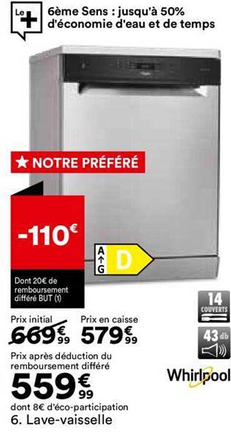 lave-vaisselle whirlpool