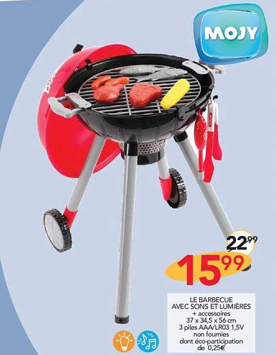 le barbecue avec sons et lumières